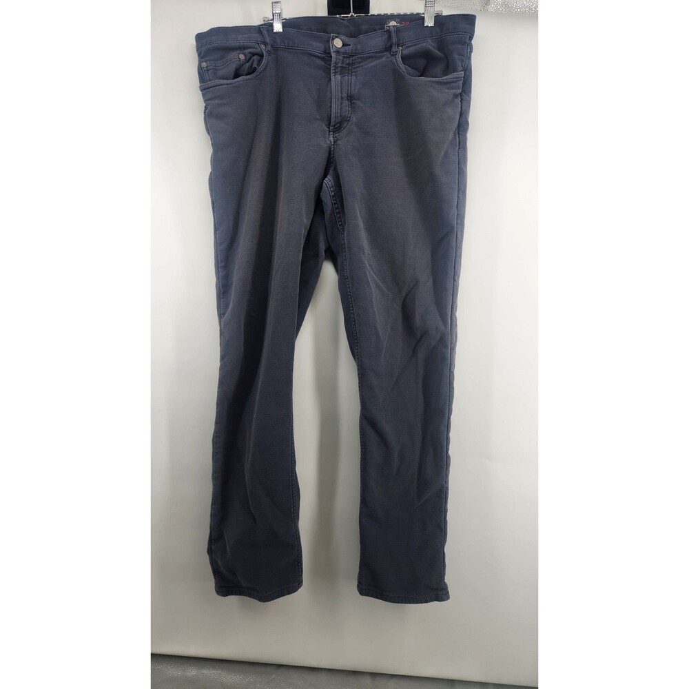 Faherty Men's‎ Stretch Terry 5 Pocket Jeans Navy Blue Grey Size 38